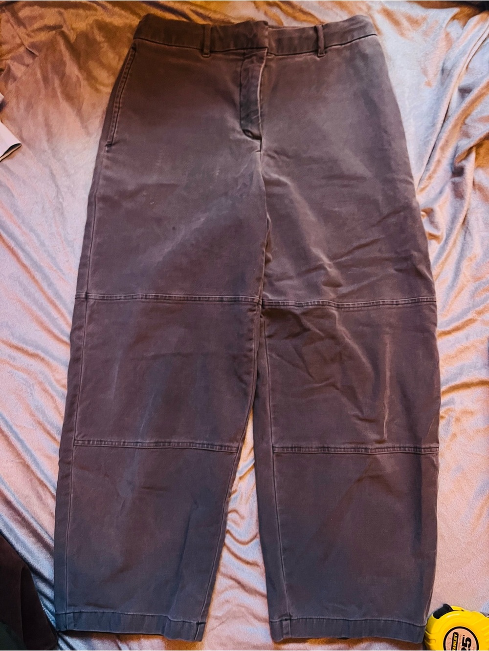 Wilfred free’s wide leg pants in Charcoal Gray
